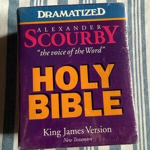Alexander Scourby Holy Bible KJV New Testament Cassette Set | NIB Opened | Audio